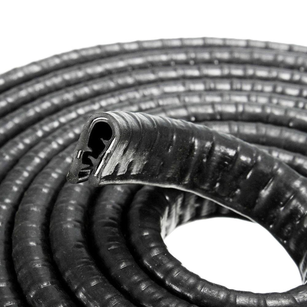 16.4FT Car Door Trim Edge Strip Lock Guard Moulding Rubber Seal Protector EAA