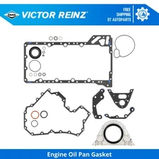 For 2011-2014 BMW 550i Engine Oil Pan Gasket Lower Victor Reinz 2012 2013
