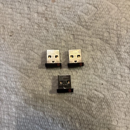 ORIGINAL Logitech CU0012 Unifying Receiver for Mouse/Keyboard - Lot Of 3