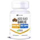 HealthFare Fermented Aged Black Garlic Extract 2000mg | 90 Caps | Non-GMO