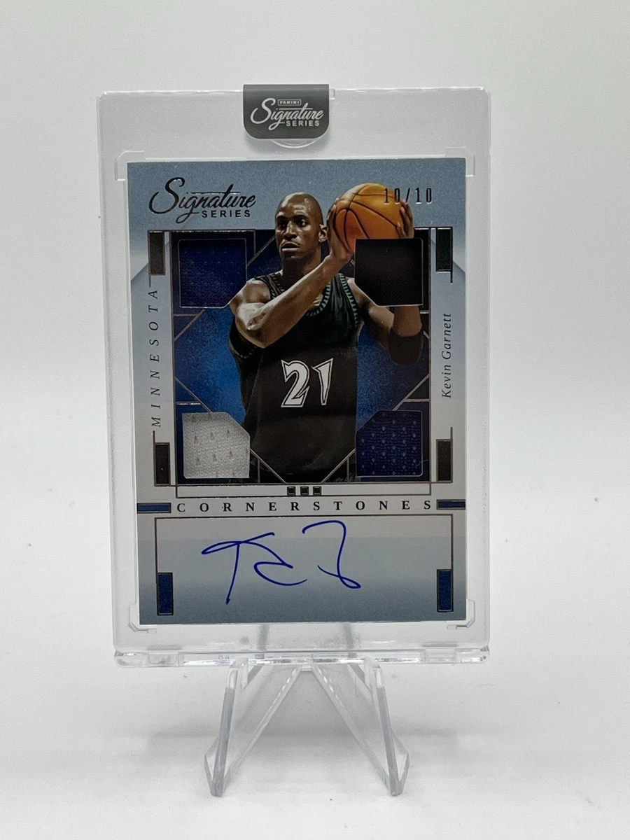 Kevin Garnett Basketball Original Autographed Sports Trading Cards