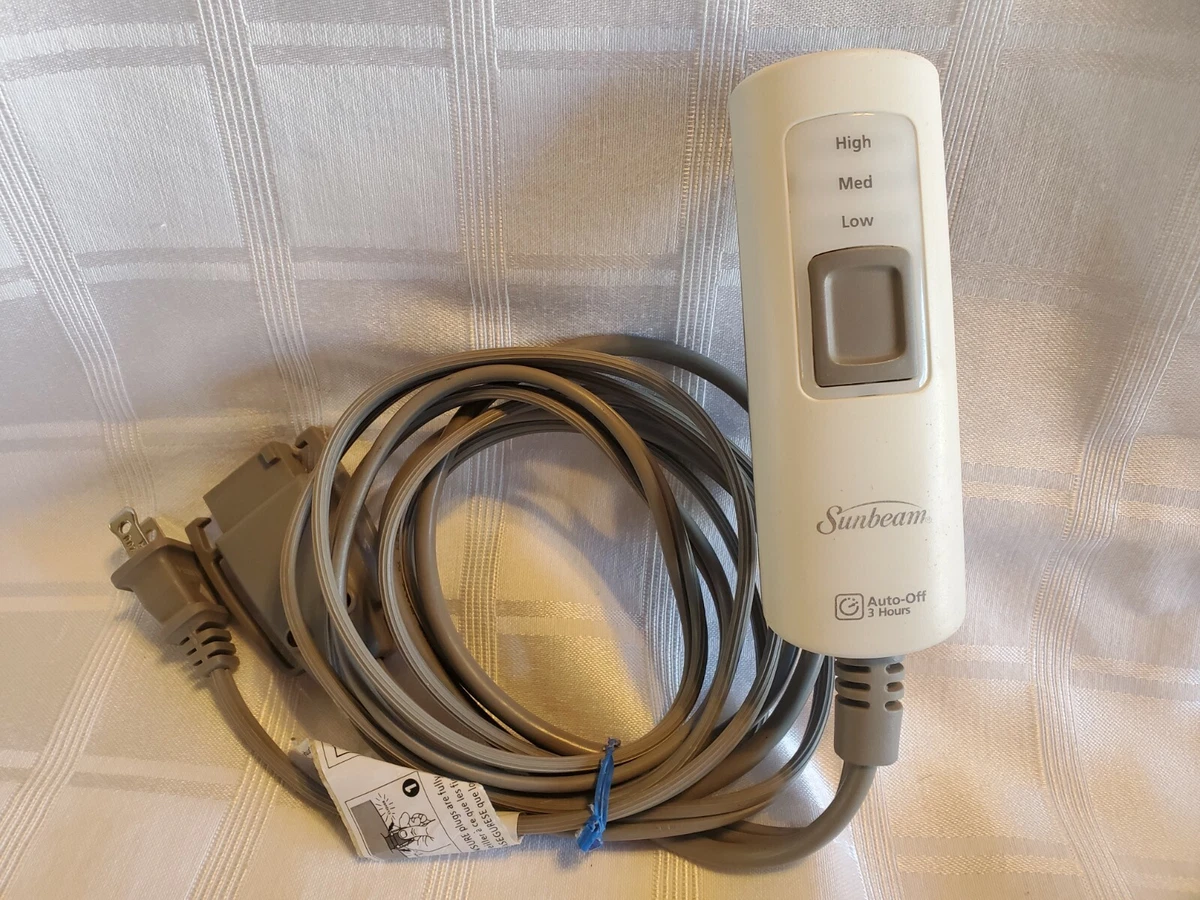 Sunbeam T85A E23623 Heat Electric Blanket 3-Prong Controller Control | eBay