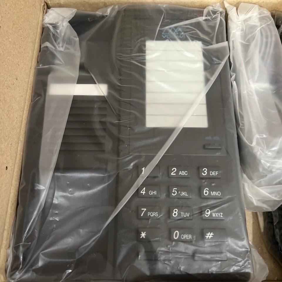 Vodavi 2701-00 Single Line Phone w/ Message Waiting BLACK *NEW IN ORIGINAL BOX* - Image 3 of 4