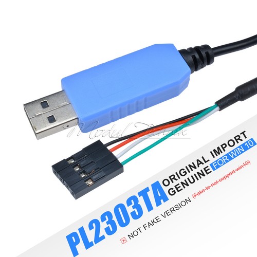 Genuine PL2303TA USB to TTL RS232 For WIN10 AVR MCU ARM Download Cable - Picture 5 of 6