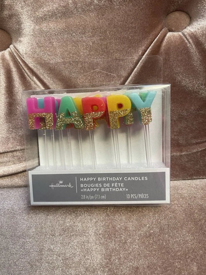 Feliz Cumpleaños NUEVO Pick Velas HALLMARK 13 piezas Foto 2 de 2