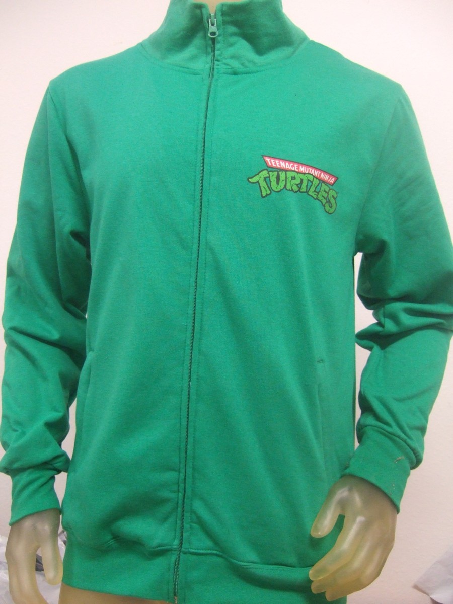 Men's S Green Teenage Mutant Ninja Turtles 2008 Zip Up Track Men's S Green Teenage Mutant Ninja Turtles 2008 Zip Up Track