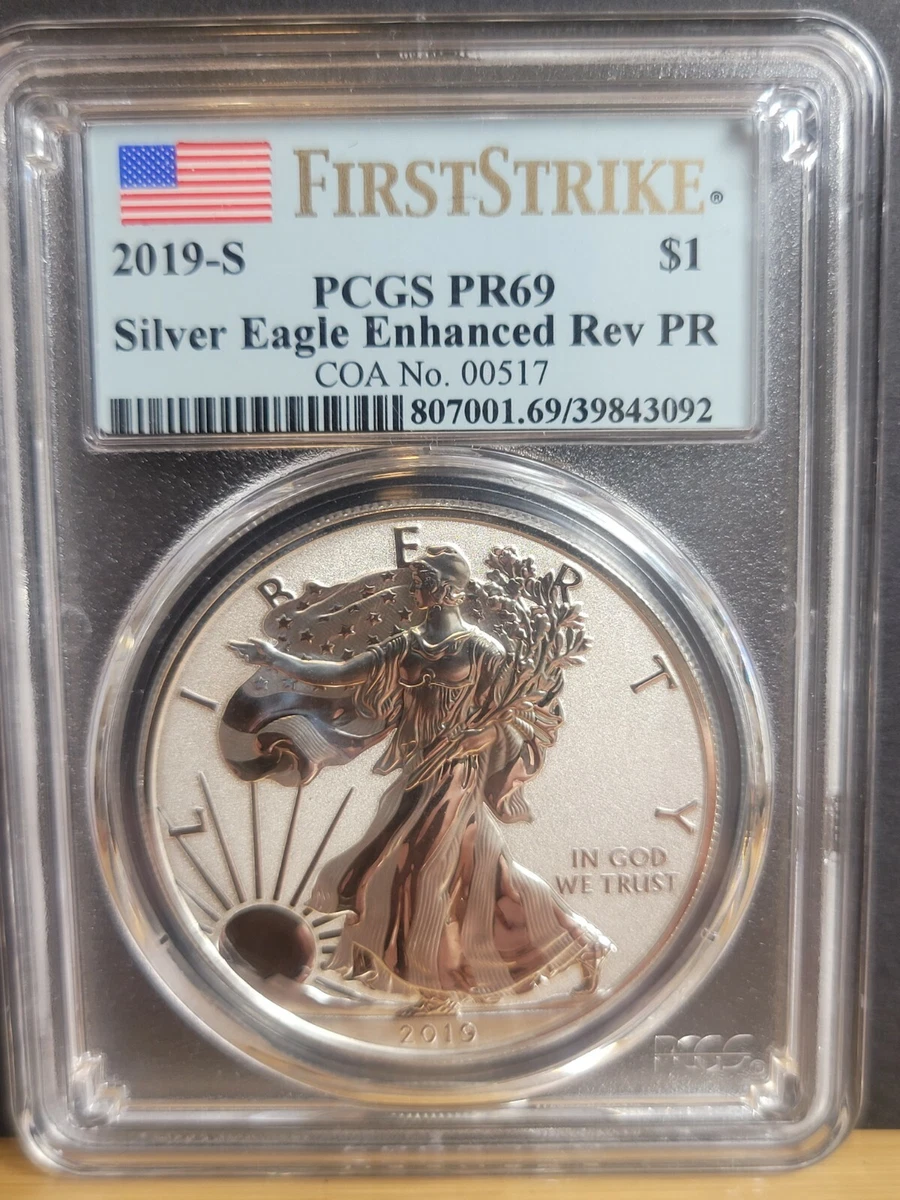 American Eagle PR 69 Graded 2019 Silver Bullion Coins for sale | eBay