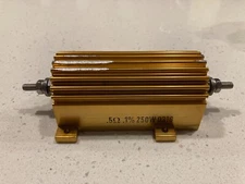Pacific Resistor 250W 0.5 Ohm 0.1% Chassis Mount Wirewound Non-inductive