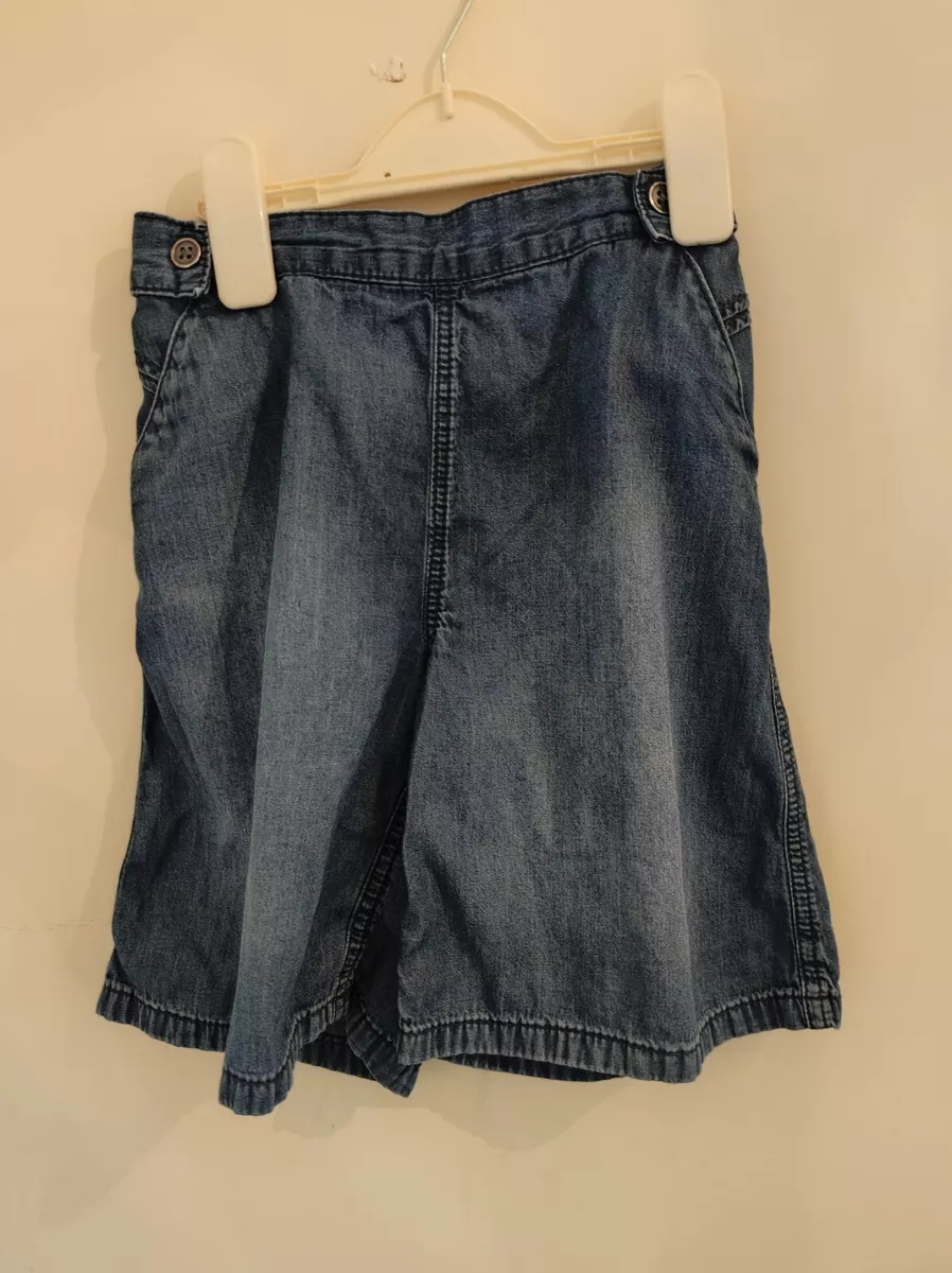 Girls Denim ShortsF F Age 5 6 Girls Elasticated Summer Denim Long Baggy Shorts