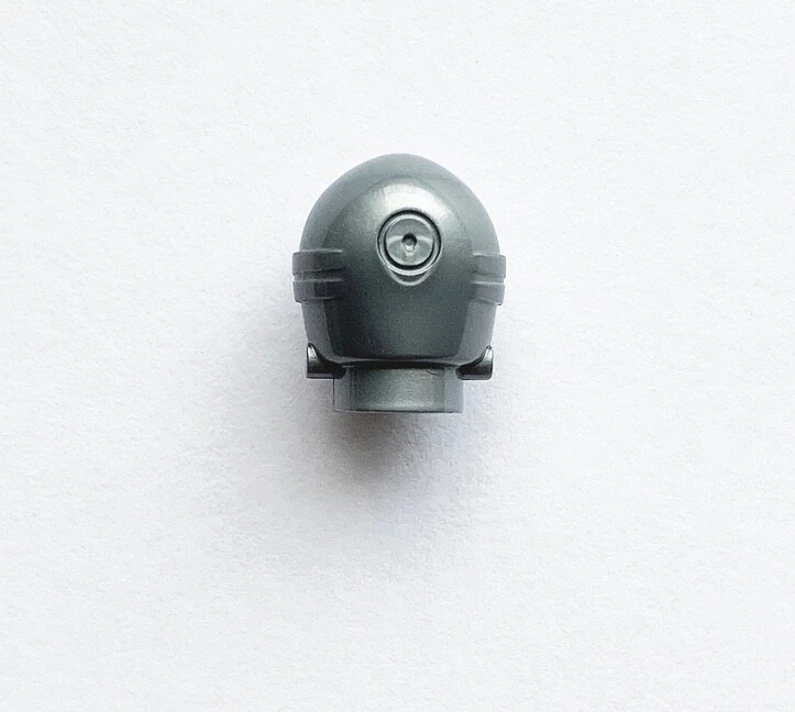 LEGO Minifigure Modified HEAD Star Wars C-3PO / K-3PO PROTOCOL DROID Yellow Eyes - Image 3 of 3