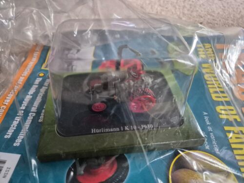 1/43 HACHETTE UNIVERSAL HOBBIES TRACTOR WORLD OF FARMING 1930 HURLIMANN 1 K 10 - Picture 3 of 3