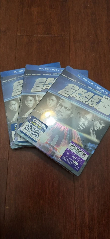 BRAND NEW & FACTORY SEALED BestBuy Exclusive 2 Fast 2 Furious (RARE/STEELBOOKS)! - Image 2 of 4