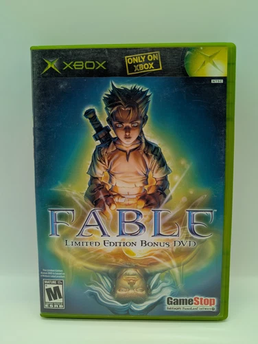 Fable & Limited Edition Bonus DVD (Microsoft Xbox 2004) SMALL SPOT OF WATERDAMAG