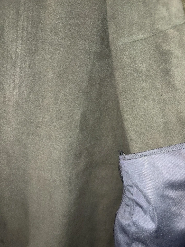 Camo Sherpa Vest Men’s MED Lands End Warm and Cozy Full Zip New Fast Shipping! - Image 2 of 3