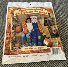 VTG Sun Hill 6 Foot Tall Scarecrow Decoration Stuff W/ Paper 1998 Sealed NOS New