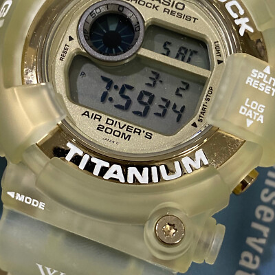 G-SHOCK FROGMAN DW-8201WC-9T W.C.C.S. Watch Clear color G-SHOCK FROGMAN DW-8201WC-9T W.C.C.S. Watch Clear color