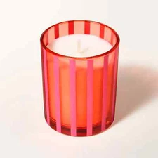 Kate Spade/Target 3.5oz Jar Candle MADE IN THE SHADE Scent Stripe Glass