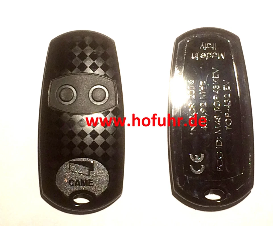 Gehäuse für CAME 2-Kanal Handsender T432 EV, TOP 432 EV, Fernbedienung - Bild 2 von 2