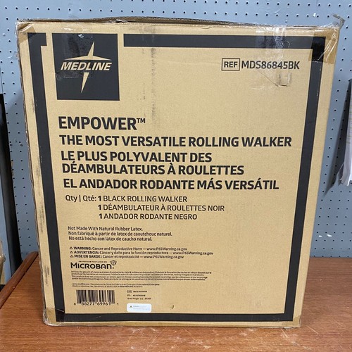 Medline Empower Rollator Walker with Memory Foam Seat - Picture 4 of 4