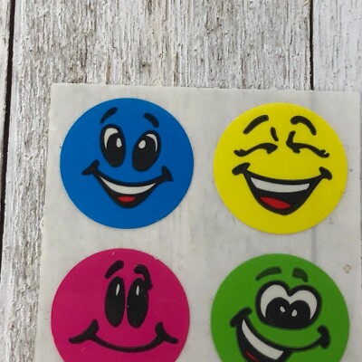 Vintage Smile☘色々割引中☘専用 Vintage Smiley Face Sticker Lot 5 (3