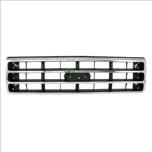 NUEVA parrilla cromada para Ford F-150 F-250 F-350 Bronco 1989-1991 Foto 2 de 4