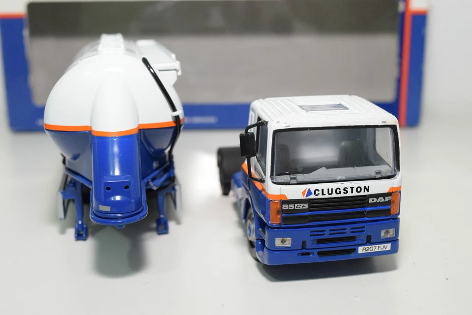 CORGI TOYS CC11801 LEYLAND DAF 85 TRUCK WITH TANKER TRAILER TANK CLUGSTON MIB - Bild 4 von 4