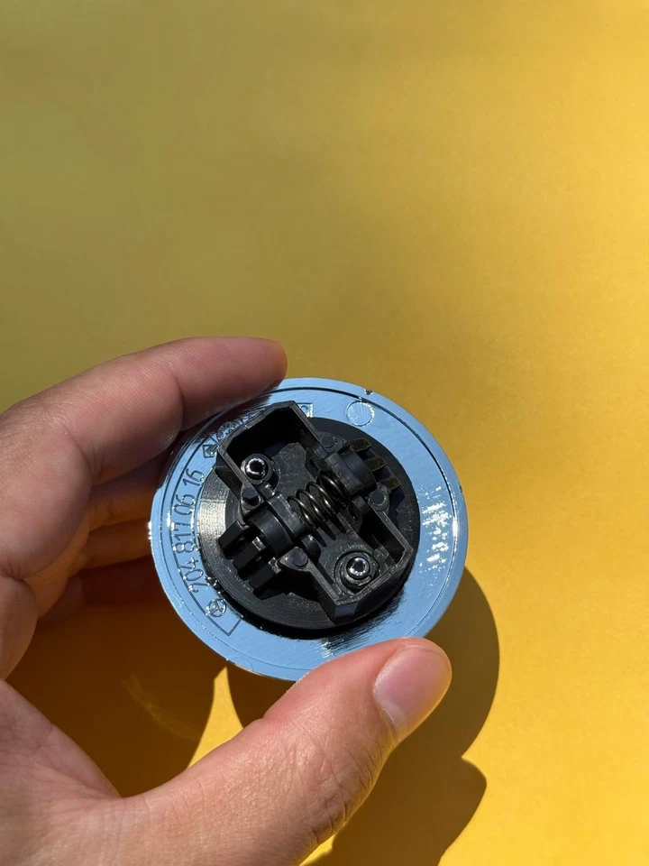 57mm AMG Black Mercedes Benz Front Hood Emblem Badge A,B,C,E,S,SL,SLK Class - Image 2 of 4