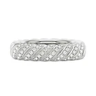 Round Moissanite Split Shank Ring 925 Silver Passes Diamond Tester VVS1 D Size 7