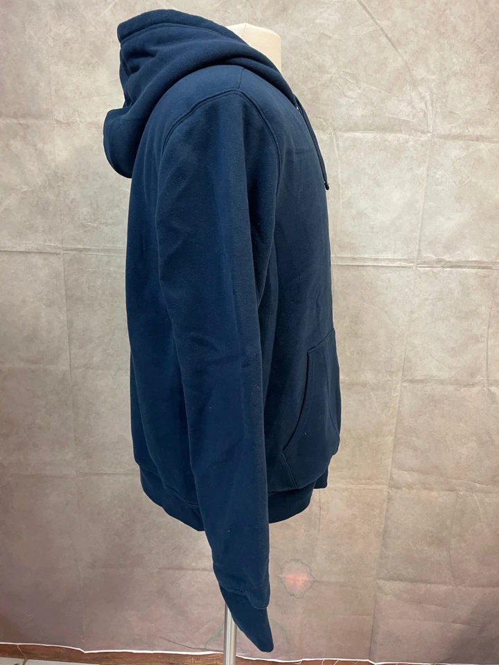 Sudadera con capucha para hombre Sonoma azul cremallera completa forrada Sherpa talla L Foto 4 de 4