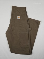 Carhartt BN3279 Rugged Flex Relaxed Fit Duck Utility Work Pants Brown W28 L32