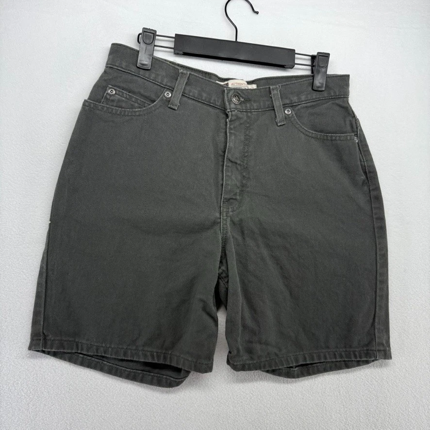 Pantalones Cortos Glory Desteñidos De Colección Para Mujer 8 Gris Denim Jean Mamá Cintura Alta Años 90 Sueltos Foto 2 de 4