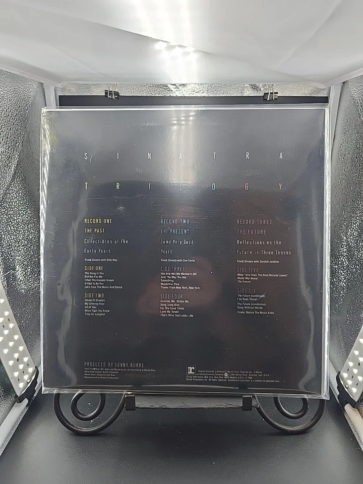 Frank Sinatra Trilogy Past Present Future 1980 OG 3LP VG+/VG+ - Image 2 of 4