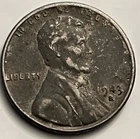 1943-S Steel War Cent Lincoln Wheat Penny San Francisco AG Details BN394