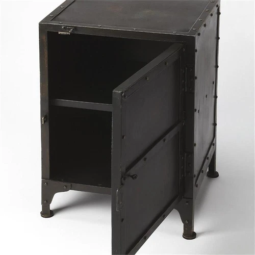 Butler Specialty Industrial Chic Owen Side Chest In Industrial - Picture 2 of 4