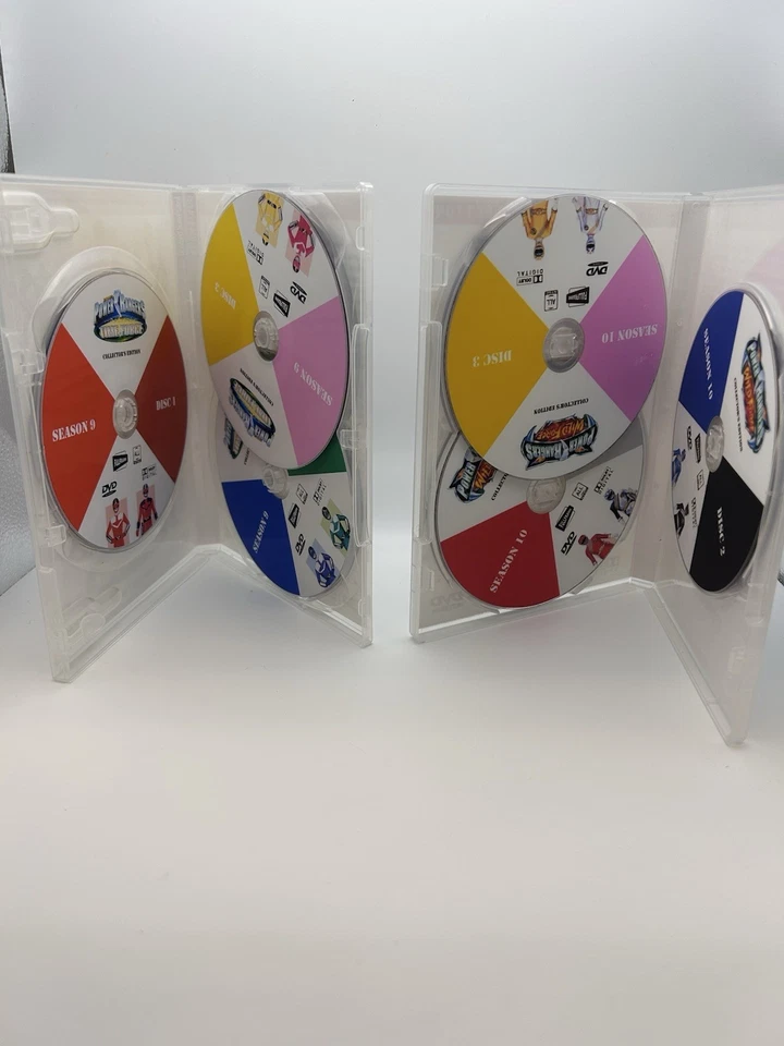 POWER RANGERS Multiple Seasons RARE 90s Collectors Edition DVDs Mighty Morphing Foto 4 de 4