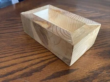 (custom) Wood succulent planter