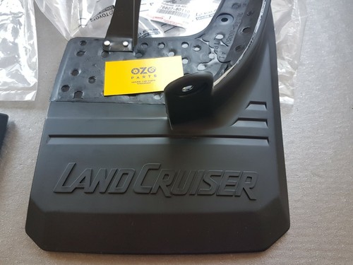Genuine Toyota Land Cruiser 70 rear mudflaps 76608-60110 76607-60110 - Picture 3 of 4