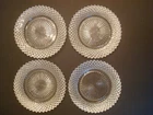 4 Miss America Glass Saucer Side Plate Dessert Depression Anchor Hocking 5.75in