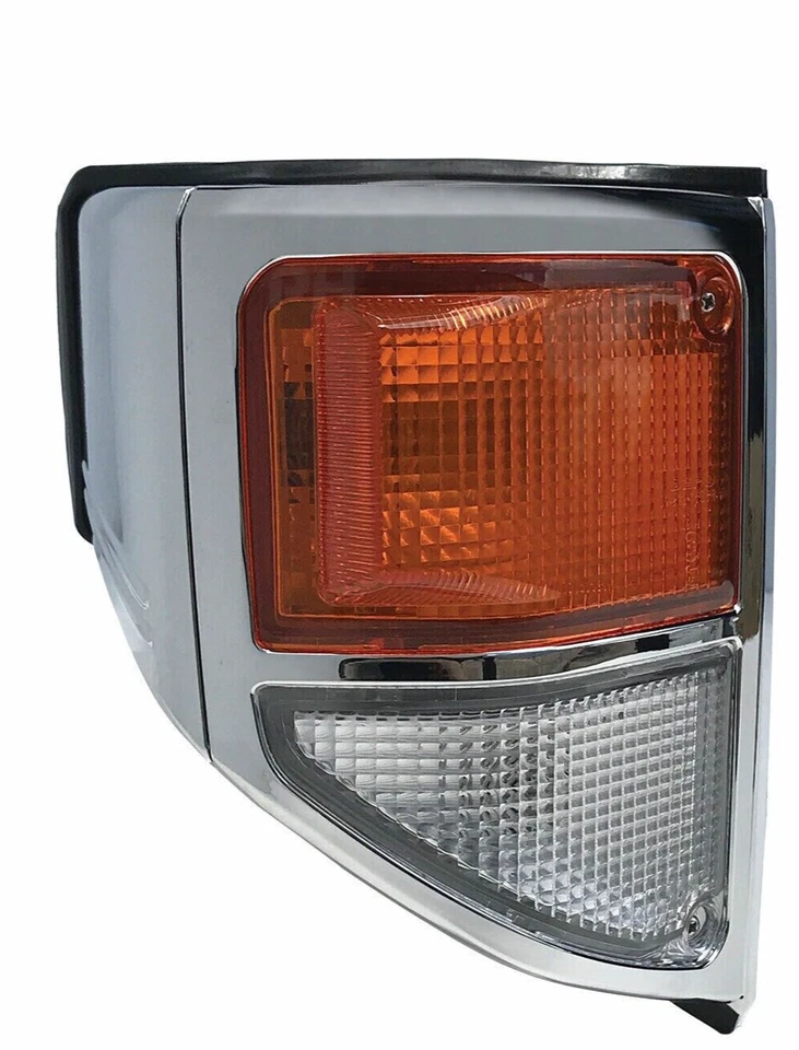 Grill + Corner Lights PAIR Chrome Fits Toyota Landcruiser 78 79 Series 1999-2007 - image 2 of 4