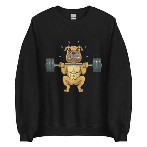 Levantamiento de pesas Pitbull Amantes de mascotas Divertido Lindo Dogdad Dogmom Regalo Sudadera - Imagen 2 de 8