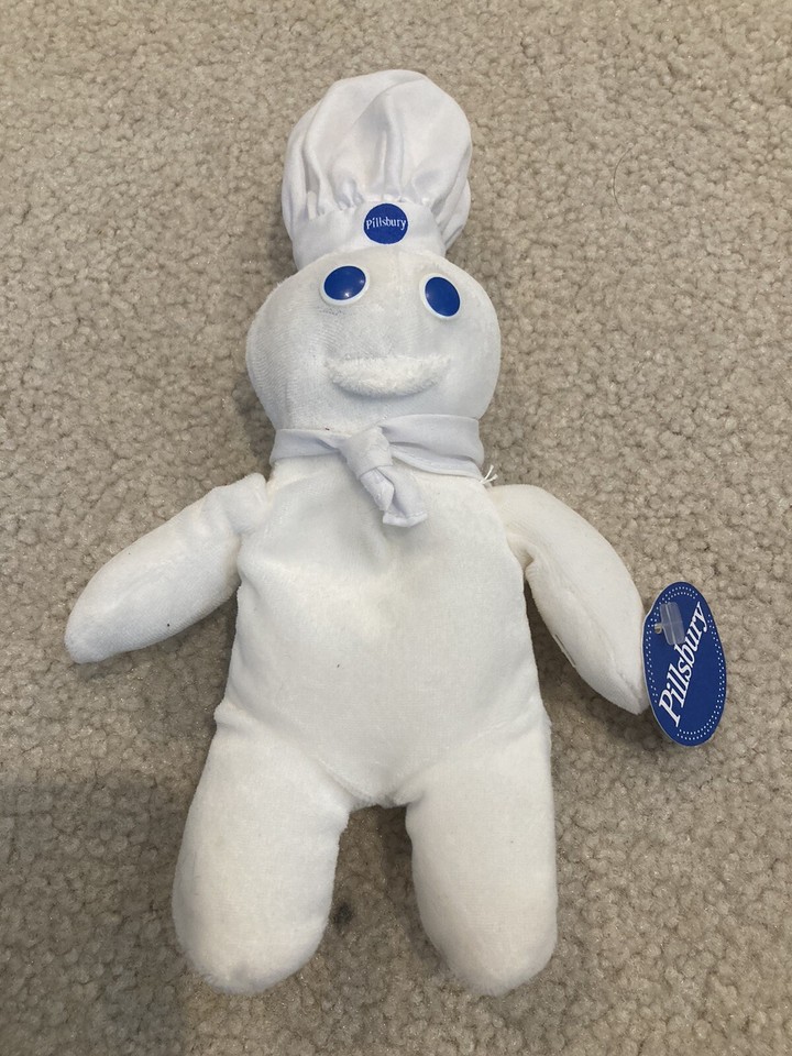 1999 The Pillsbury Doughboy Company Doughboy 9inch Bean Plush Doll 1999-the-pillsbury-doughboy-company-doughboy-9inch-bean-plush-doll