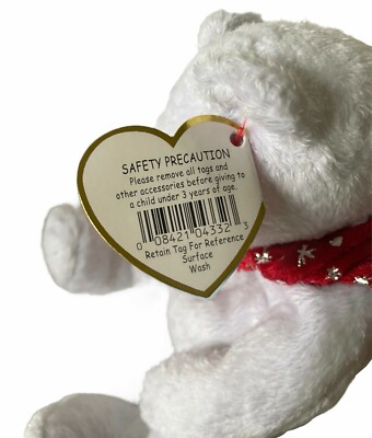 TY Beanie Babies - 2000 Holiday Teddy - *Mint Condition with Rare