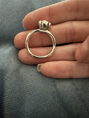 Original Pandora Ring Silber My Wish Grau Perlen 190607GP Größe 60 - Bild 6 von 7