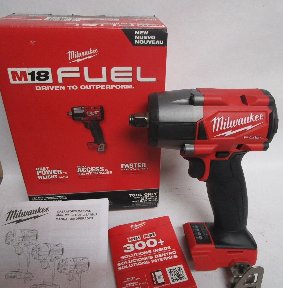 M18 FUEL™ 3/8 Mid-Torque Impact Wrench w/ Friction Ring