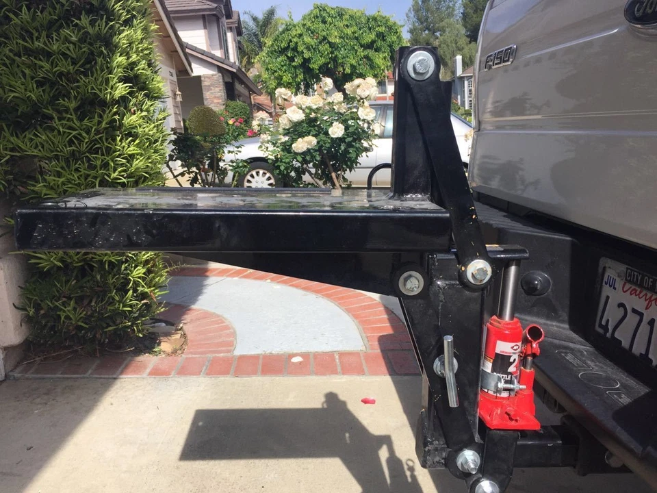 Motorcycle Sports Dirt Bike Hitch Carrier Hydraulic Jack Hauler - Image 2 of 4