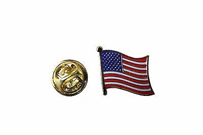 USA Country Flag Metal EX-SMALL lapel PIN BADGE ..Size : 3/4