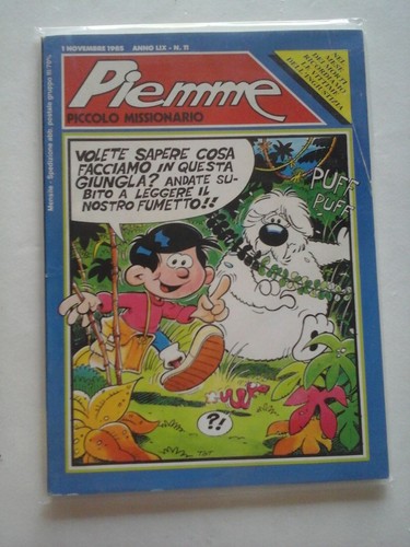 PIEMME - PICCOLO MISSIONARIO - N.11 ANNO LIX - 1985 - COLLEGIO MISSIONI AFRICANE - 第 1/2 張圖片