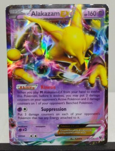 Carta Pokémon Alakazam Ex 25/124 - Português!!!, Produto Masculino Pokémon  Usado 26620032