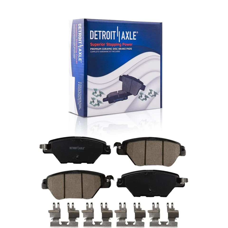 325mm Rear Disc Brake Rotors Ceramic Brake Pads Kit for 2016 - 2022 Mazda CX-9 - Image 4 of 4