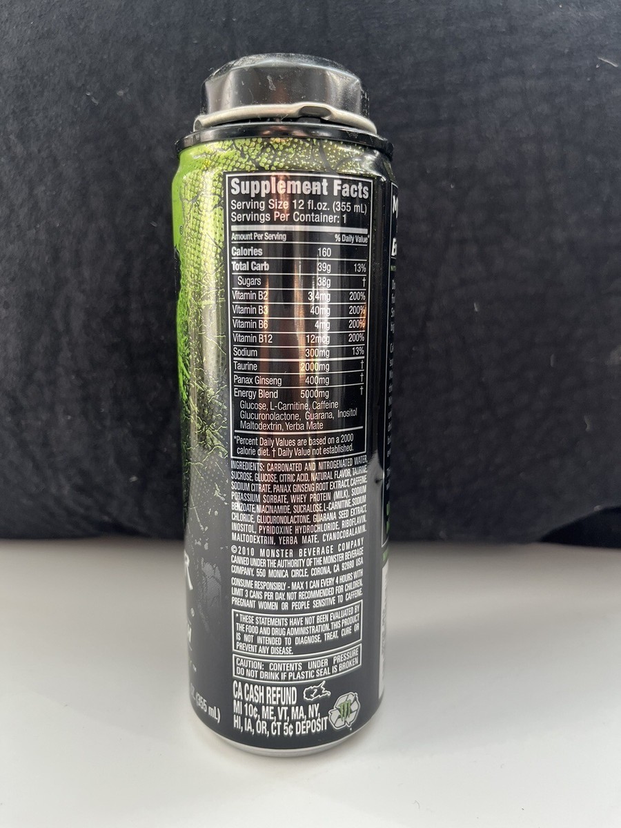 Monster Energy Super Dry Extra Strength - Twist Top Empty